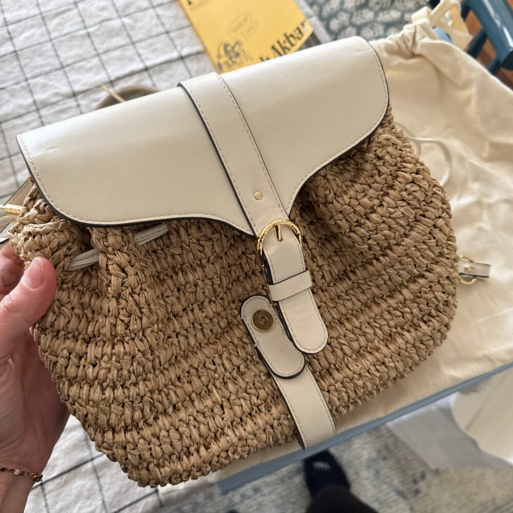 Ulla Johnson - Paloma Ruched Convertible Shoulder Bag - brand new